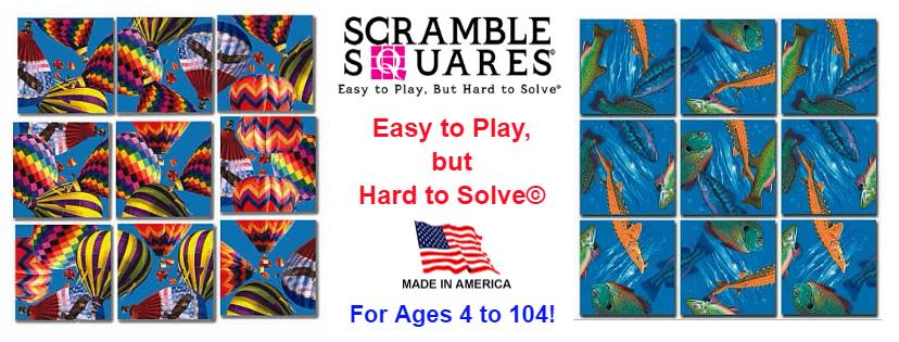 Scramble Squares® – Easy to Play, But Hard to Solve®